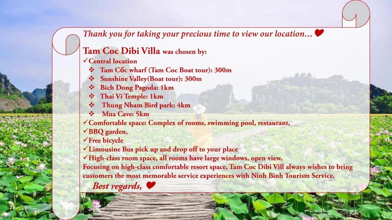 Tam Coc Dibi Villa نينه بينه المظهر الخارجي الصورة